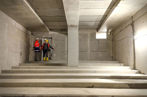 XFEL Elektronen-Auffangkammer