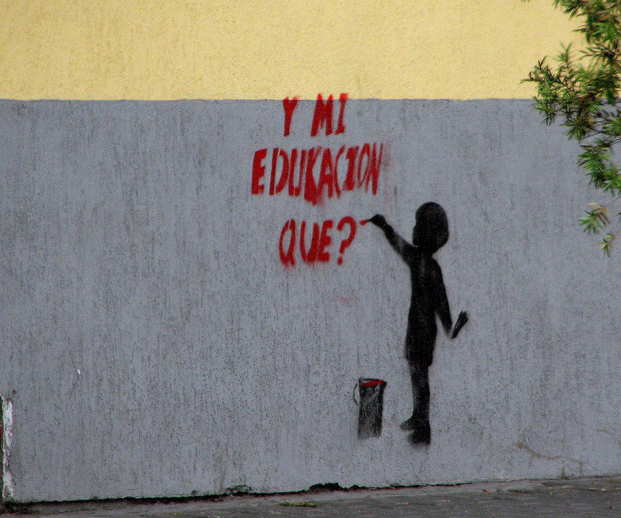 y de mi educación qué?