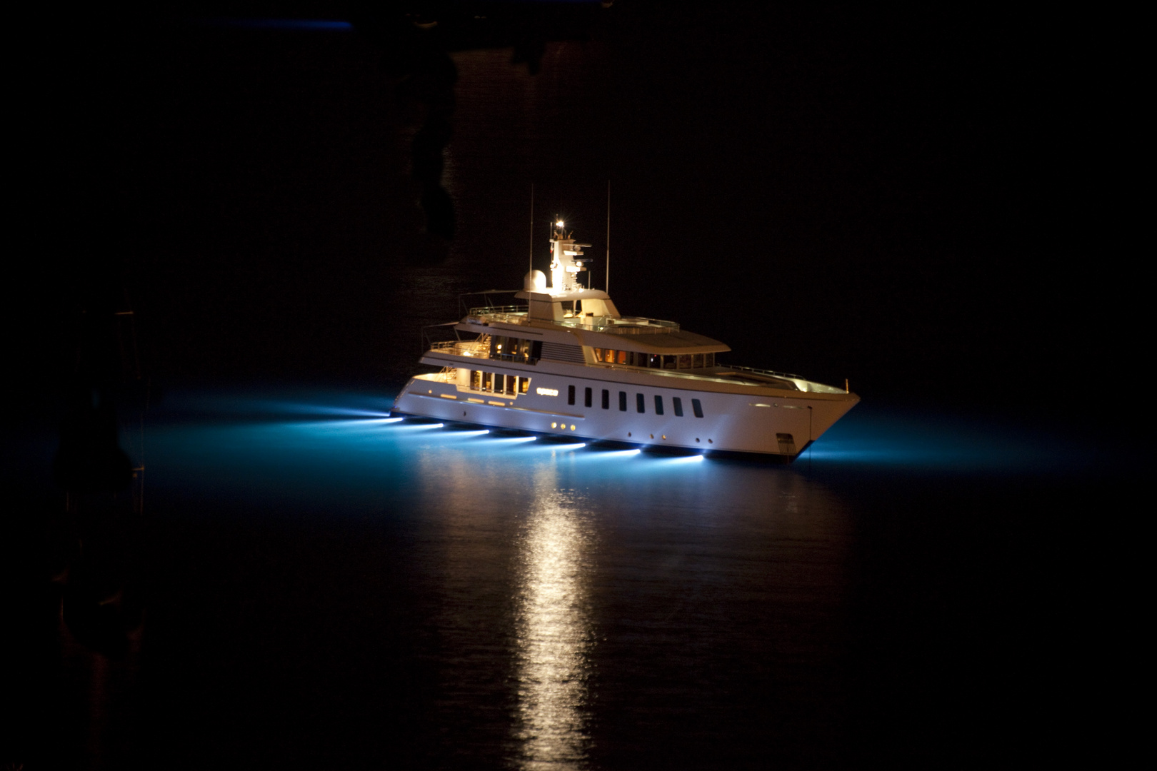 yacht de nuit (baie de villefranche)