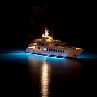 yacht de nuit (baie de villefranche)