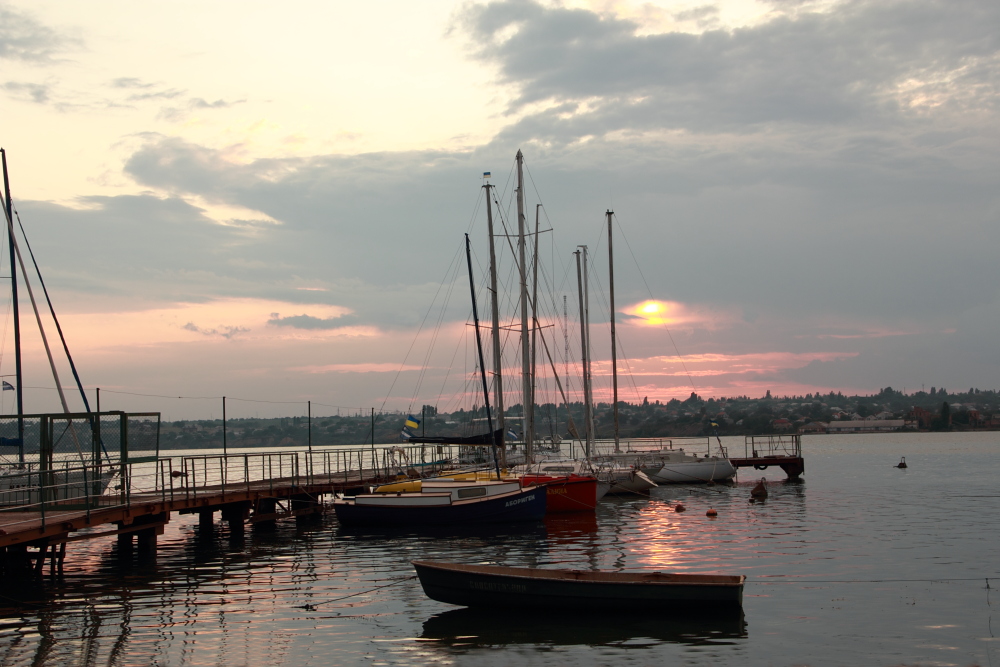 Yacht evening