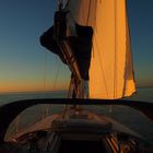 Yacht im Sonnenuntergang II