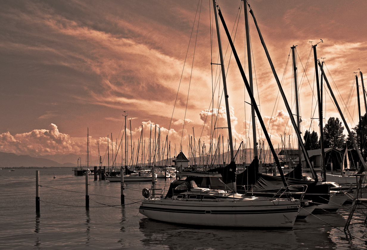 Yachthafen am Bodensee