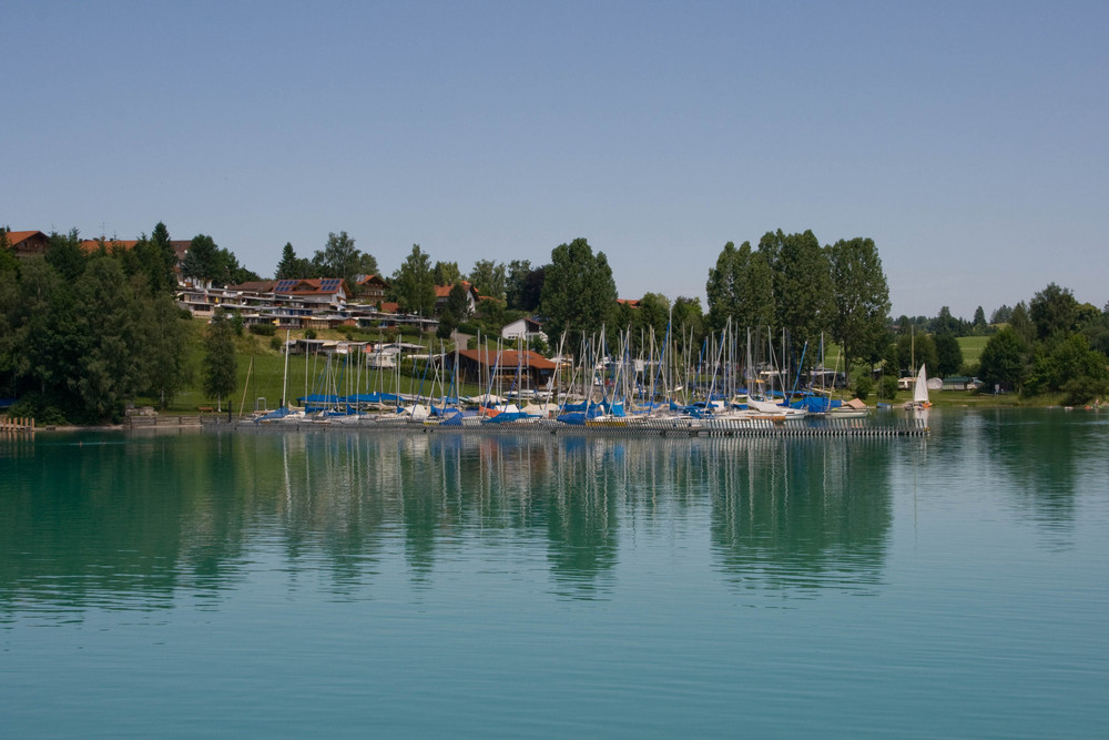 Yachthafen am Forggensee