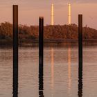 Yachthafen Borstel an einem Novemberabend