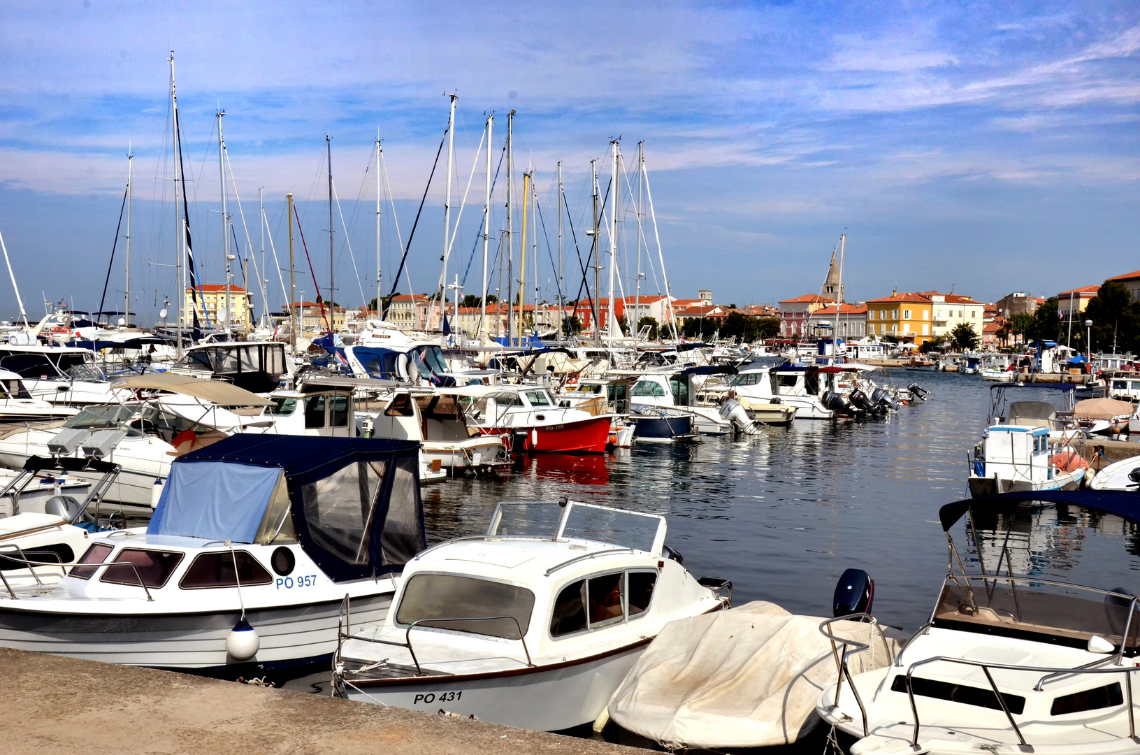 yachthafen in porec