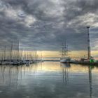 Yachthafen Stralsund mit "Gorch Fock1"