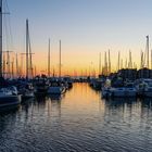 [ Yachthafen Urk am Ijsselmeer, Abendstimmung ]