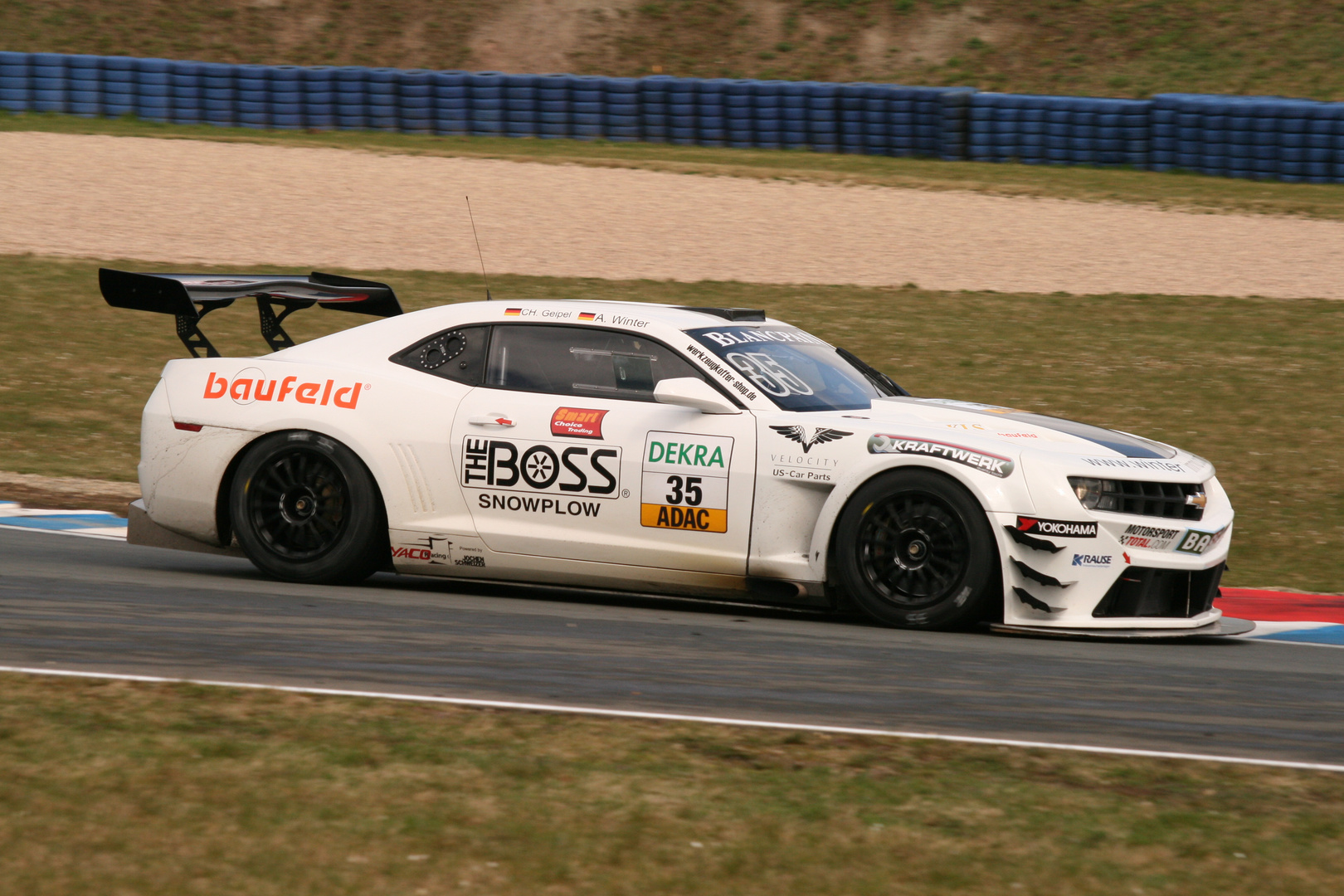 YACO-Chevrolet Camaro GT3 beim ADAC GT Masters in Oschersleben 2012