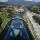 YAK 52 im Anflug LOIR - Flugplatz Höfen / Tirol