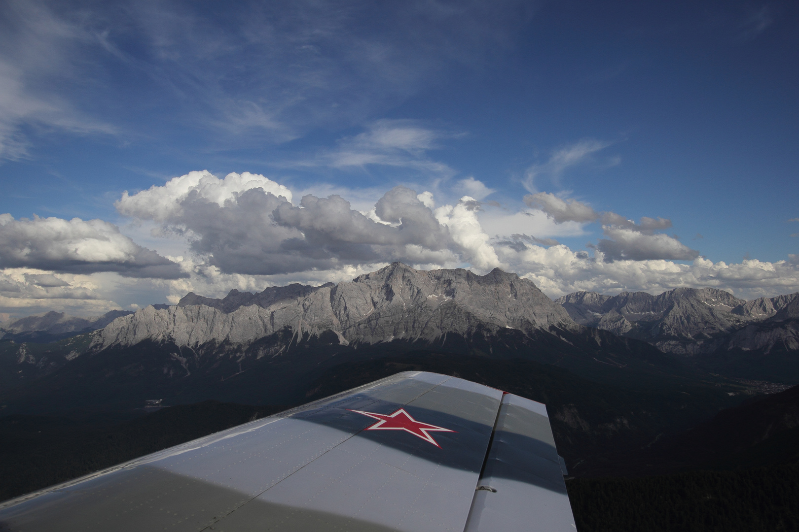 YAK Flug - zur  Zugspitze 5 7 17