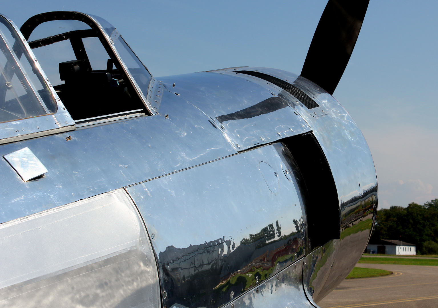 Yakovlev Yak-11 D-FMAX closeup