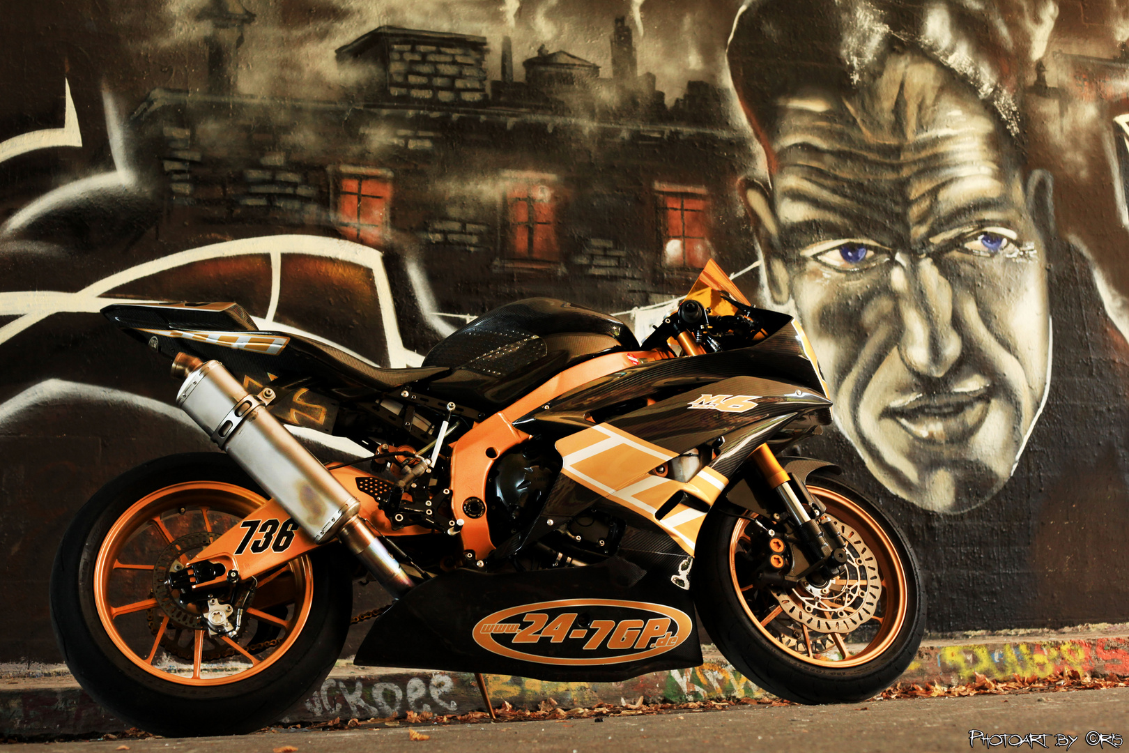 Yamaha R6 rj11 Graffiti