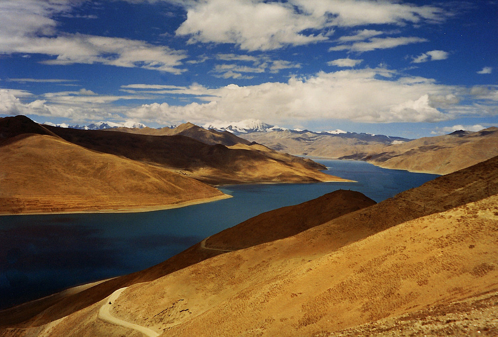 Yamdruk Tso , Skorpionsee ca. 4600 m Tibet
