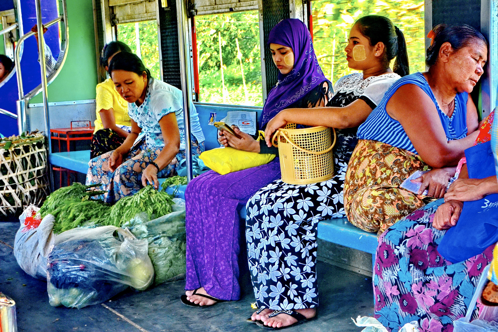 Yangon, Central Line Train