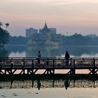 yangon um sechs uhr morgens