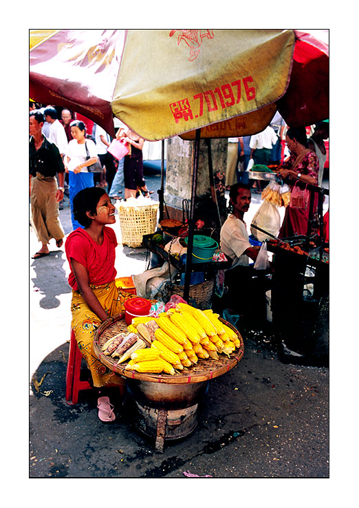 YANGOON: ON THE STREET...