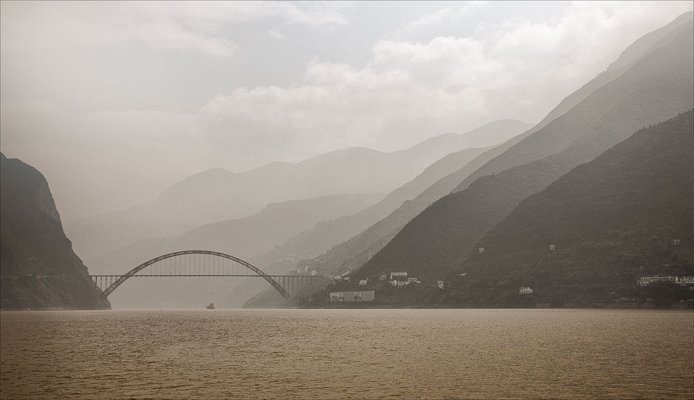 Yangtze, in den drei Schluchten