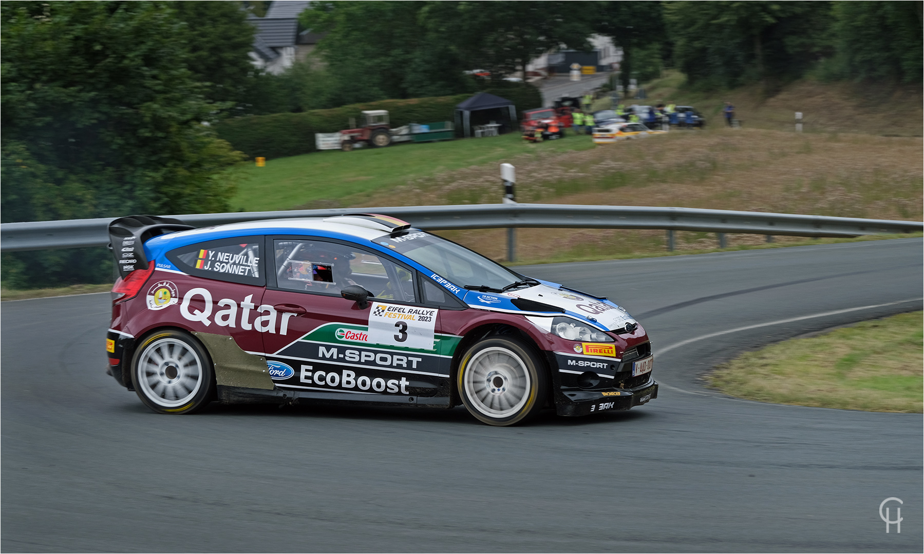 Yannick Neuville beim Eifel Rallye Festival 2023