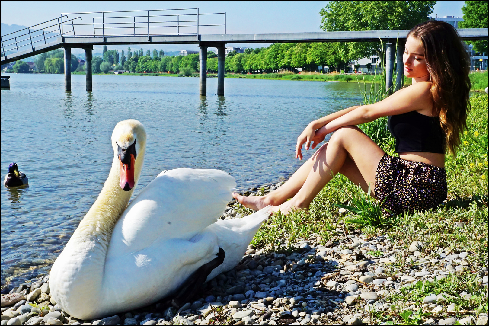 Yara und der Schwan