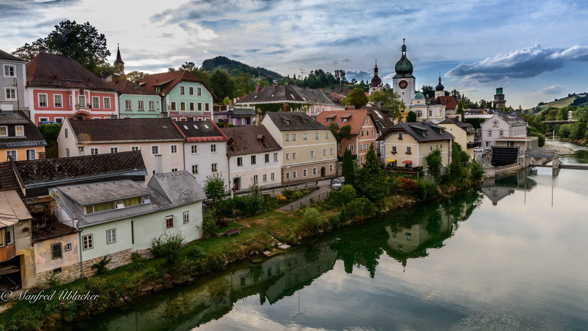 Ybbsuferweg bei Waidhofen an der Ybbs ...