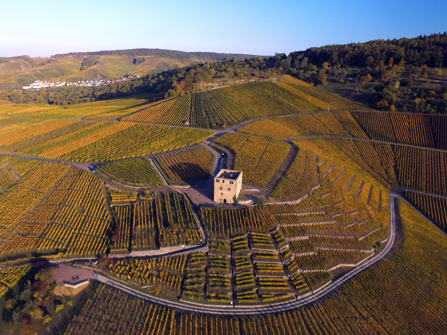 Yburg im Herbst