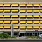 Yellow awnings