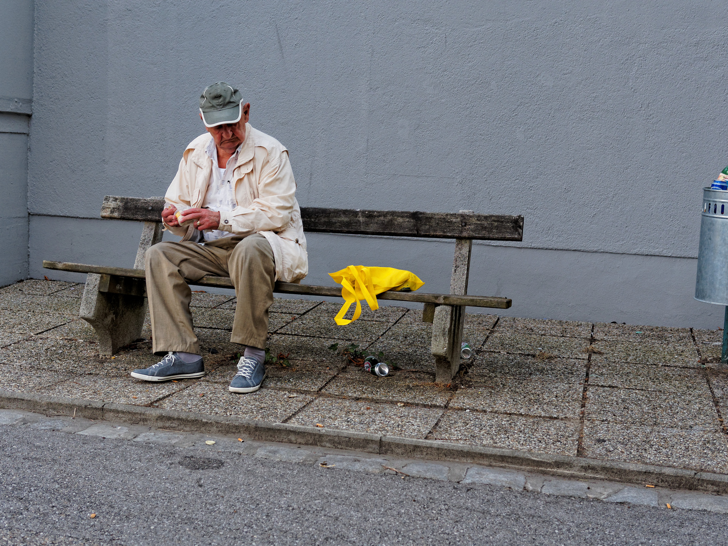 yellow bag