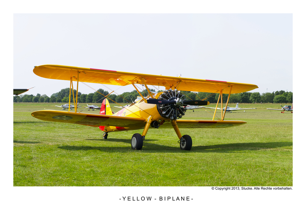 Yellow Biplane