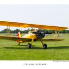 Yellow Biplane