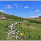 yellow bucket near Southcote ruin Cheviot hills