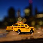 Yellow Cab @ Brooklyn Bridge