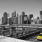 Yellow Cab @ Brooklyn Bridge