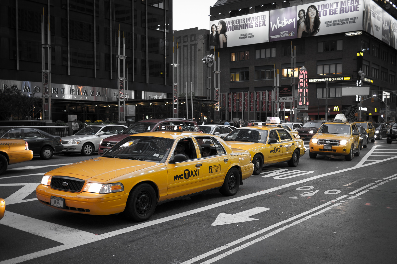 Yellow Cab in New York