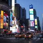 Yellow Cab in times square