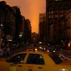 yellow cab & yellow sky