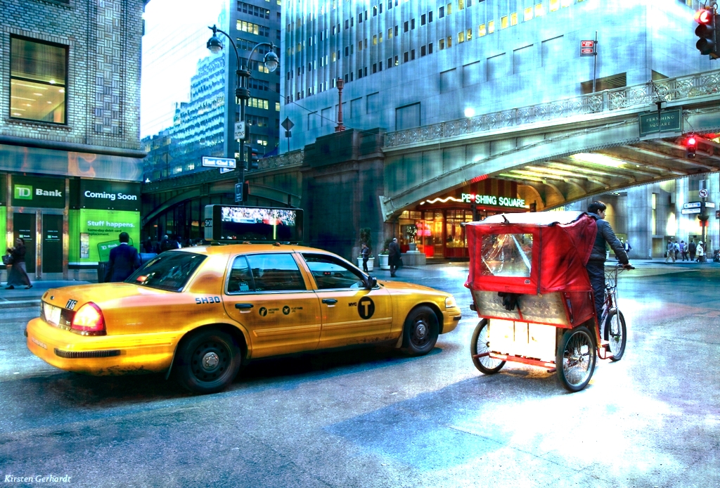 Yellow Cabs in New York City