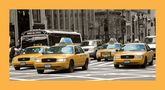 Yellow Cabs in New York (größere Version) von Ulrike Fuge