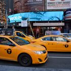 Yellow cabs, New York City 