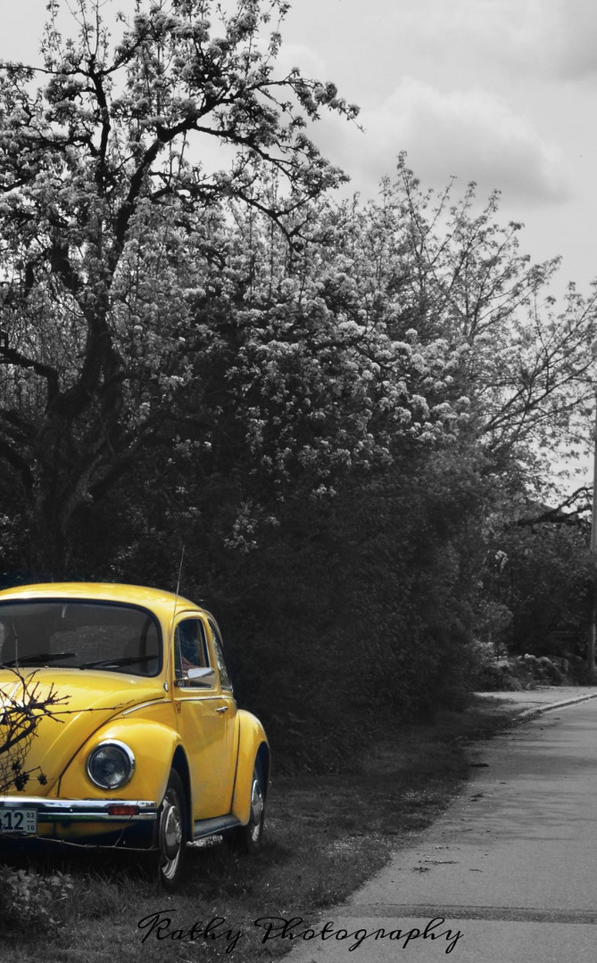 yellow car