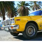 Yellow Datsun