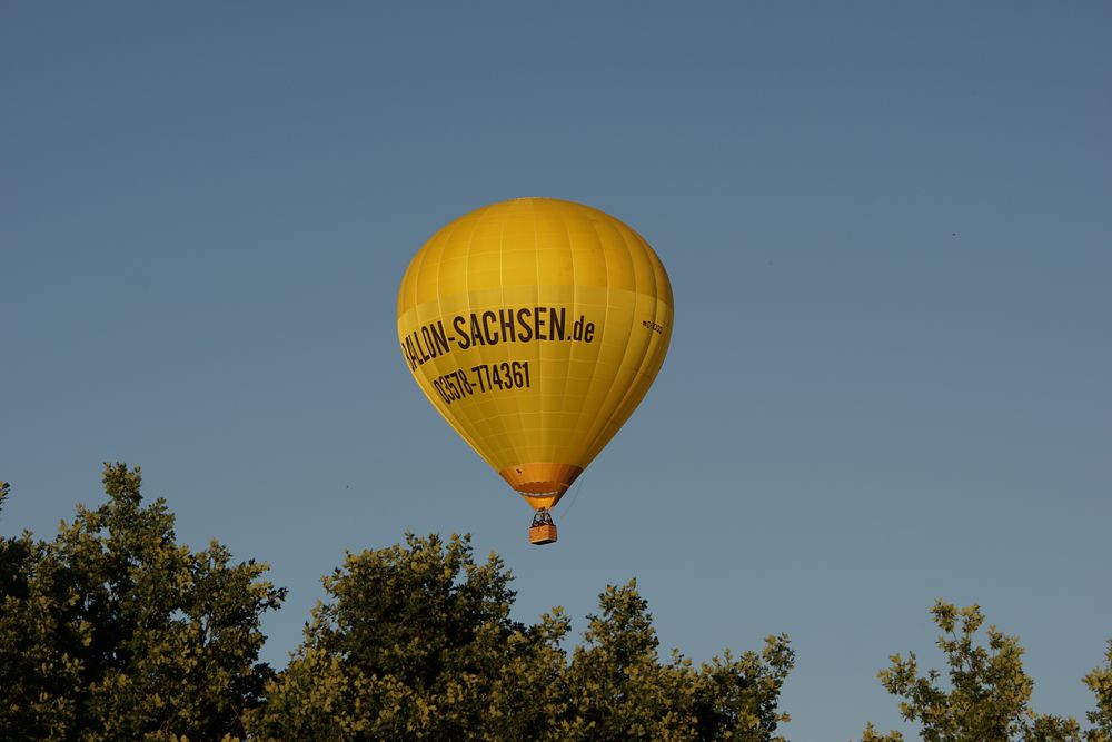 Yellow Hot-Air Balloon