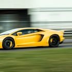 Yellow Lamborghini Aventador