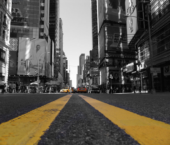 yellow lines in NYC