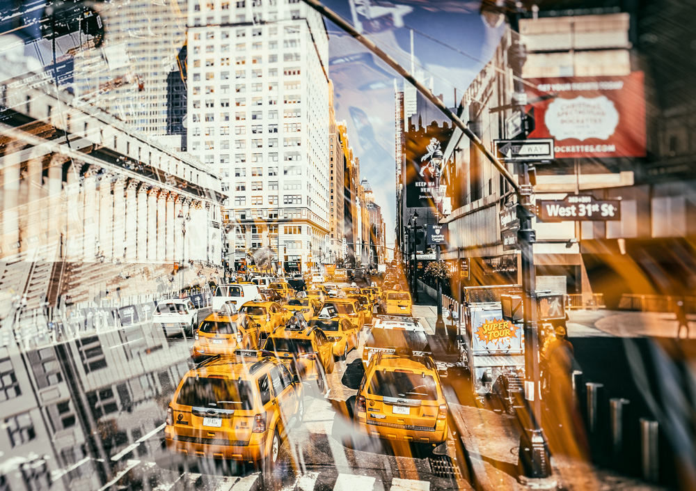 Yellow Manhattan Cabs