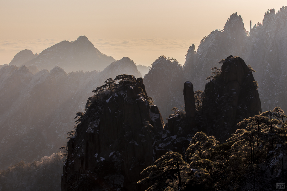 Yellow Mountains Sunrise