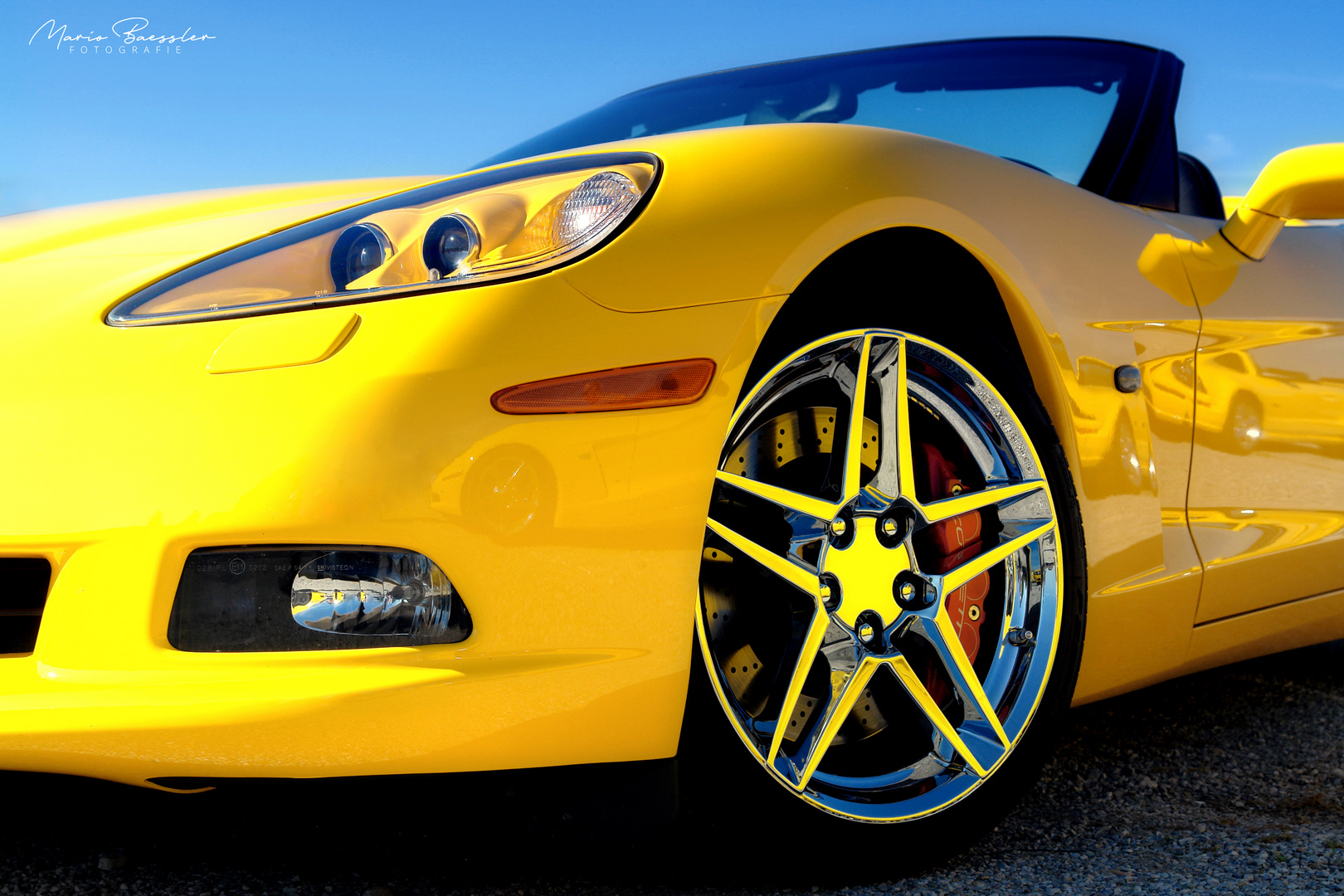 yellow Mustang