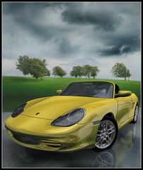 Yellow Porsche