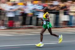 Yellow running shoes