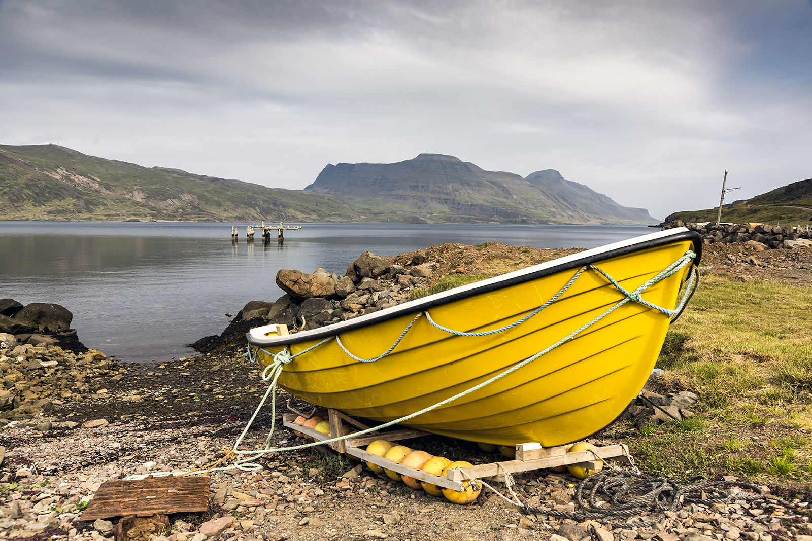 Yellow ship